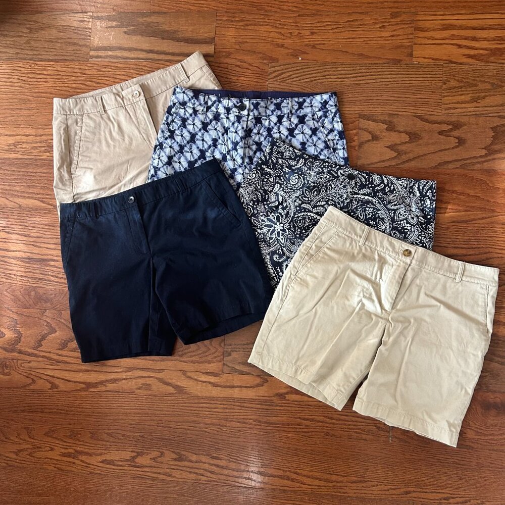 Talbots The Weekend Short Lot of 5 Pair Size 6 Preppy Classic Tailored Casual - Picture 16 of 16